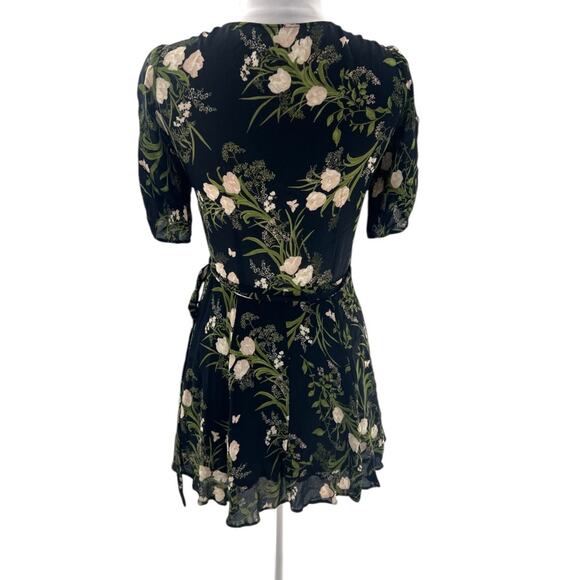 Reformation Monica floral wrap dress sz S - Picture 3 of 7